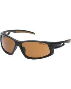 Carhartt Ironside Black & Tan Frame Safety Glasses with Bronze Anti-Fog Lenses