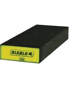 Diablo 3 In. x 8 In. x 1 In. 100-Grit (Fine) Extended Flat Edge Sanding Sponge