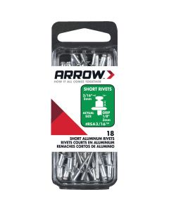 Arrow 3/16 In. x 1/8 In. Aluminum Rivet (25-Count)