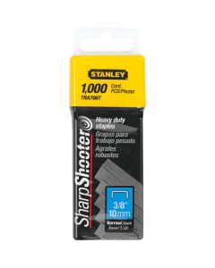 Stanley SharpShooter Heavy-Duty Narrow Crown Staple, 3/8 In. (1000-Pack)