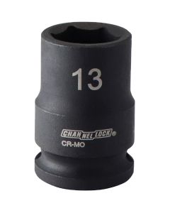 Channellock 3/8 In. Drive 13 mm 6-Point Shallow Metric Impact Socket