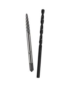 Century Drill & Tool 2-Piece #1 Spiral Screw Extractor & Drill Bit Set