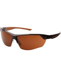 Carhartt Braswell Black Frame Safety Glasses with Bronze Anti-Fog Lenses