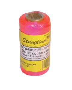 Stringliner 250 Ft. Fluorescent Pink Braided Nylon Mason Line