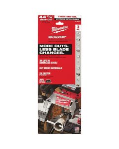 Milwaukee 44-7/8 In. 12/14 TPI Extreme Metal Band Saw Blade (3-Pack)