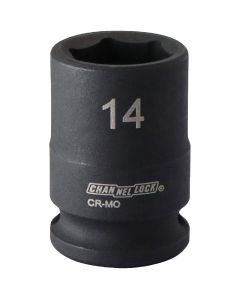 Channellock 3/8 In. Drive 14 mm 6-Point Shallow Metric Impact Socket