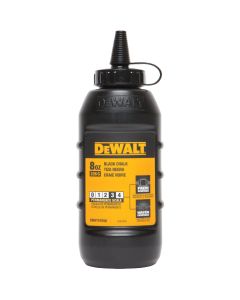 DEWALT 8 Oz. Black Chalk Line Chalk