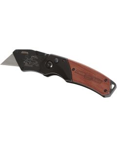 Channellock Wood Grip Folding Utility Knife