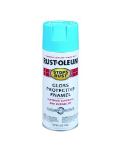 12 Oz Rust-Oleum 269292 Maui Blue Stops Rust Protective Enamel Spray Paint, Gloss