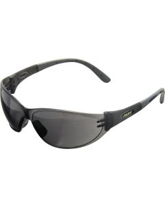 Safety Works Tinted Contoured Black Frame Safety Glasses with Anti-Fog Tinted Lenses