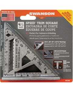 Swanson Speed 4-1/2 In. Aluminum Trim Square