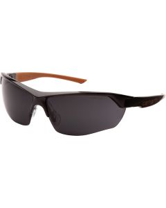 Carhartt Braswell Black Frame Safety Glasses with Gray Anti-Fog Lenses