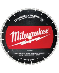 Milwaukee 14 In. Ultra Segmented Rim Dry/Wet Cut Diamond Blade