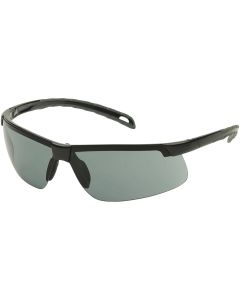 Pyramex Ever-Lite H2MAX Black Frame Safety Glasses with Gray Anti-Fog Lenses