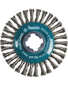 Makita X-LOCK 4-1/2 In. Stringer Bead Twist Carbon Steel Angle Grinder Wire Wheel