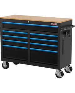 Channellock 46 In. 9-Drawer Tool Cabinet with Wooden Top