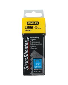 Stanley SharpShooter Heavy-Duty Narrow Crown Staple, 1/2 In. (1000-Pack)
