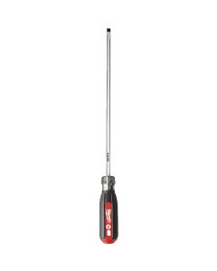 Milwaukee 1/4 In. x 10 In. Cushion Grip Cabinet Tip Slotted Screwdriver