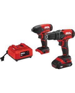 SKIL 2-Tool PWRCore 20 Volt Lithium-Ion Drill/Driver & Impact Driver Cordless Tool Combo Kit