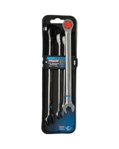 Channellock Metric 12-Point Ratcheting Combination Wrench Set (4-Piece)