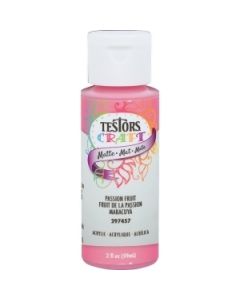 Testors 2 Oz. Acrylic Matte Craft Paint, Passion Fruit