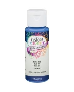 Testors 2 Oz. Acrylic Matte Craft Paint, Royal Blue