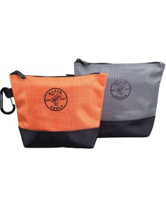 Klein 1-Pocket 8-1/2 In. & 9 In. Stand-Up Zipper Tool Bag (2-Pack)