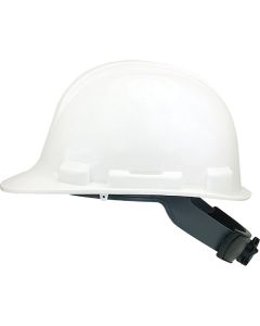 Safety Works White Cap Style Wheel Ratchet Hard Hat