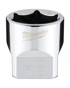 Milwaukee 3/8 In. Drive 7/8 In. 6-Point Shallow Standard Socket with FOUR FLAT Sides