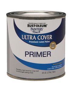 1/2 Pt Rust-Oleum 1980730 Gray Painter's Touch 2X Ultra Cover Premium Latex Paint Primer