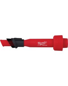 Milwaukee AIR-TIP 1-1/4 In. - 2-1/2 In. x 10-1/2 In. L 2-In-1 Plastic Utility Crevice Tool with Brush