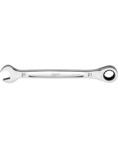 Milwaukee Metric 21 mm 12-Point Ratcheting Combination Wrench
