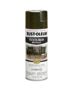 12 Oz Rust-Oleum 262660 Mystic Brown Stops Rust Metallic Textured Spray Paint
