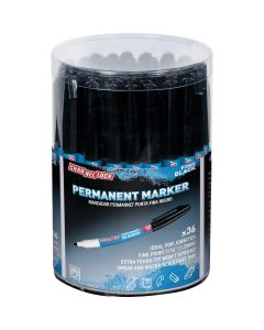 Channellock Fine Tip Black Ink Marker Display (36-Count)