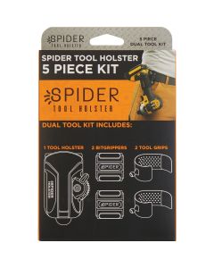 Spider Tool Holster Dual Tool Kit (5-Piece)