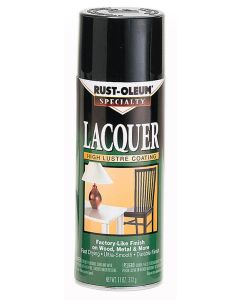 11 Oz Rust-Oleum 1905830 Black Specialty Lacquer Spray, Gloss