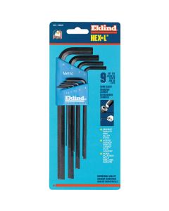 Eklind Metric Long Arm Hex Key Set, 9-Piece