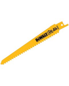 DeWalt 6 In. 6 TPI Wood Reciprocating Saw Blade (5-Pack)