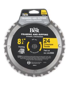 Do it Best Professional 8-1/4 In. 24-Tooth Framing Circular Saw Blade