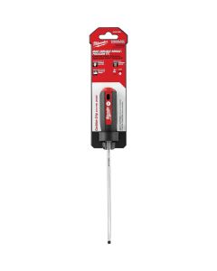 Milwaukee 3/16 In. x 6 In. Cushion Grip Cabinet Tip Slotted Screwdriver