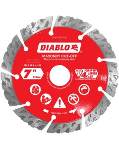 7"  Diamond Masonry Disc