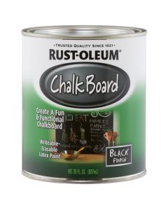 Rust-Oleum Black Quart Flat Chalk Board Paint