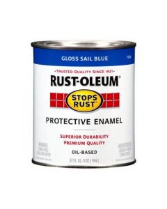 1 Qt Rust-Oleum 7724502 Sail Blue Stops Rust Protective Enamel