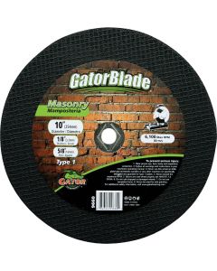 Gator Blade Type 1 10 In. x 1/8 In. x 5/8 In. Masonry Cut-Off Wheel