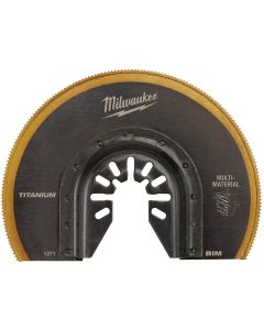 Milwaukee OPEN-LOK 3-1/2 In. Titanium Enhanced Bi-Metal Segmented Oscillating Blade