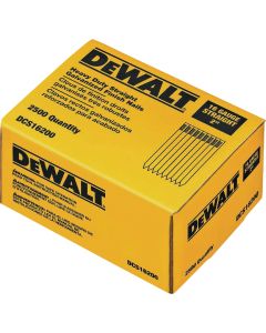 DEWALT 2 In. 16-Gauge Galvanized Straight Finish Nails (2500 Ct.)