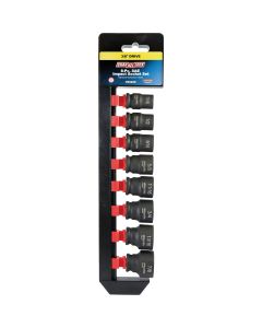 Channellock Standard 3/8 In. Drive 6-Point Shallow Impact Driver Set (8-Piece)