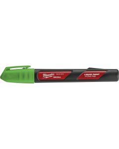 Milwaukee INKZALL Nib Point Green Liquid Paint Job Site Marker