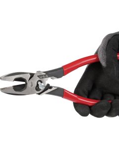 Milwaukee 9 In. Comfort Grip Linesman Pliers with Thread Cleaner