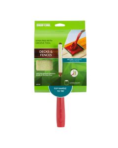 Shur-line 3 In. x 6 In. Deck & Fence Pad Painter with Groove Tool
